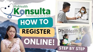 How to register PhilHealth Konsulta Program Online Step by Step Tutorial  PhilHealth Benefits [upl. by Dietsche263]