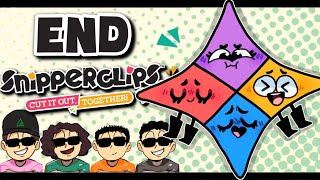 Snipperclips Plus 4 PLAYERS  FINALE  Garbage Gaming [upl. by Gnilyarg]