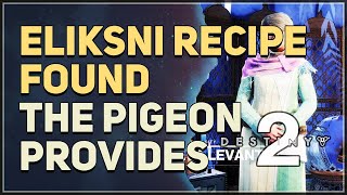 Eliksni recipe found Destiny 2 [upl. by Delinda]