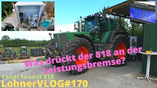 LohnerVLOG171 Leistungsmessung Fendt Favorit 818 an der Motorbremse was drückt er Treckertreffen [upl. by Daahsar848]