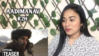 AADIMANAV  Official Teaser  Round2hell  R2H  Reaction By Aafreen Shaikh [upl. by Navis]