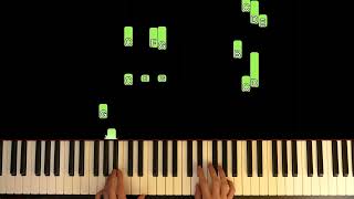 How to play The Entertainer by Scott Joplin on the Piano easy tutorial [upl. by Bremble]