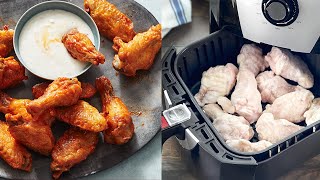 Air Fryer Chicken Wings Extra Crispy [upl. by Ylremik906]