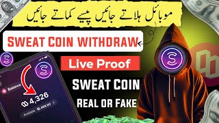 Mobile Shake Earning App  Sweat Coin Withdraw Money  SweatCoin se paise kaise kmaey [upl. by Ociral387]