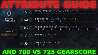 Attribute Guide amp 700 vs 725 Gearscore [upl. by Nollahs]