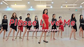 Please Love Me Line Dance l Improver l 플리즈 러브 미 라인댄스 l Linedancequeen l Junghye Yoon [upl. by Retxab]