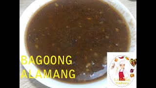 How to Cook BAGOONG ALAMANG  Lutong Bahay by NAJ [upl. by Aynor674]