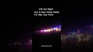 Goa New Year Party 2024 travel goa ytshorts [upl. by Oijimer]