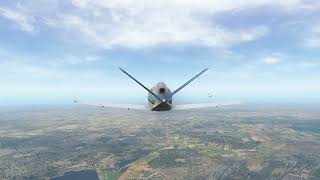 Cirrus Vision SF50 Jet Test Fly 4k XPlane 11 [upl. by Asiruam]