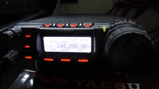 Yaesu FT857d Talking On 2m Sideband [upl. by Ecnaled]