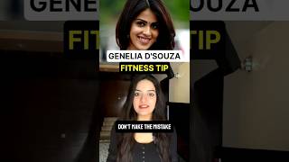 Genelia DSouza Fitness Tip fitness youtube shortvideo bollywood facts motivation diet fyp [upl. by Neik252]