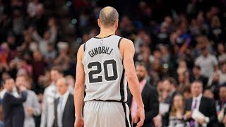 Manu Ginobili Retirement Tribute  Greatest 6th Man Ever [upl. by Ymia843]