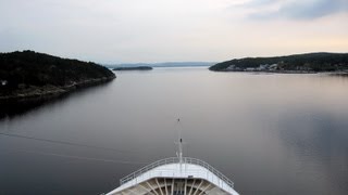 Crusing Oslo Fjord Vision of the Seas [upl. by Guenevere]