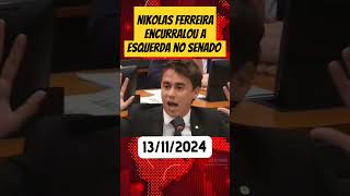 Nikolas Ferreira falou na cara dos esquerd4 no Senado brasileiro shorts [upl. by Nali917]