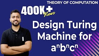 Lec59 Turing Machine for anbncn  Design Turing Machine [upl. by Woodhouse]