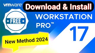 Vmware Workstation 17 Pro FREE download and Install [upl. by Lled]