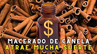 Macerado de canela para atraer mucha suerte y dinero [upl. by Sihunn701]