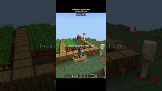 Realistic villagers mod for mcpe minecraft shorts [upl. by Percy]