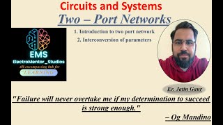 two port netwoks 1 Circuit and System  GGSIPU ggsipu EEC208213ETEE207 [upl. by Jedthus685]