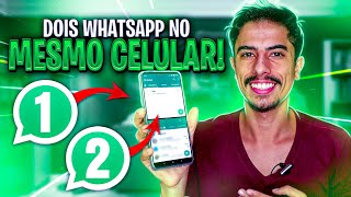 Como usar DOIS WHATSAPP no MESMO CELULAR Android ou iPhone  Atualizado [upl. by Kozloski34]