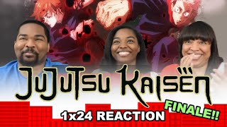 Jujutsu Kaisen 1x24 Accomplices  GROUP REACTION [upl. by Marelya]