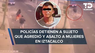 Tras denuncias en redes cae hombre por asaltos a mujeres en Iztacalco e Iztapalapa [upl. by Gizela]