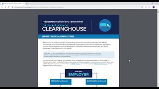 DOT FMCSA Clearinghouse Registration Help [upl. by Adirahs]