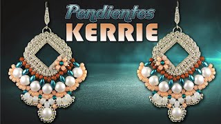 PENDIENTES KERRIE  Beading y ganchillo [upl. by Jaye]