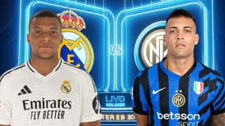 REAL MADRID VS INTER DE MILAN [upl. by Erie]