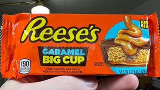 Reese‘s caramel big cup candy review [upl. by Teirtza]