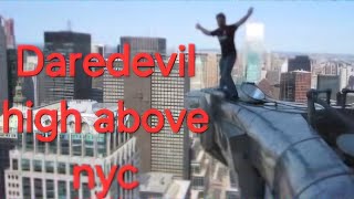 Daredevil on top of iconic Eagle outside Chrysler Building [upl. by Neeven]