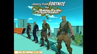 Jonesy Fortnite for Bomb Rush Cyberfunk Trailer [upl. by Hylan]