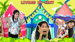 24 hrs Living In a Tent  टेंट में आखिरी तक रहने वाला जीत जाएगा  TENT WAR I Fun Challenge [upl. by Zephaniah]