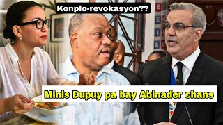 16 septembreKonplo Revokasyon Minis Dupuy Louko Souke Kloch li Sou Tet Abinader [upl. by Morlee]