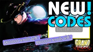 ALL NEW WORKING CODES 2023  GRAND PIECE ONLINE CODES  ROBLOX GPO [upl. by Armillas]