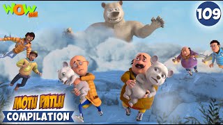 Road Trip In Switzerland  Motu Patlu Season 13 Compilation109  Motu Patlu  Kids spot [upl. by Middendorf]