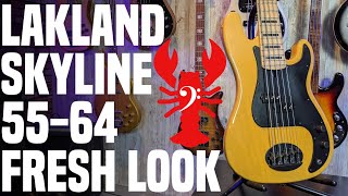 Lakland Skyline 5564 LOG Edition PBass  Ultimate 5 String Precision  LowEndLobster Fresh Look [upl. by Jeb]