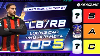 Top 5 Hậu Vệ Cánh Được Nâng Cấp Phù Hợp Meta  FC Online [upl. by Atronna877]