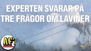 Tre frågor om laviner – experten svarar [upl. by Emolas]