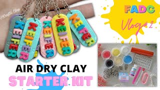 FADC VLOG 2 Air dry Clay Starter Kit  Air Dry Clay Tutorial Philippines [upl. by Janiuszck]