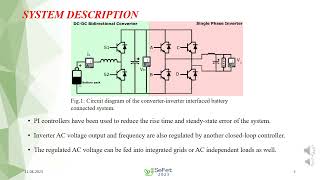 Bi Directional Converter Inverter Interfaced Battery System [upl. by Aelanna]