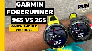 Garmin Forerunner 965 vs 265 Which new Garmin running watch to buy [upl. by Kohl]