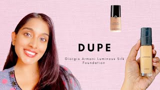 Sapphire Cosmetics Foundation Review  Dupe of Armani [upl. by Umeh250]