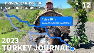 INSANE TURKEY HUNT  DRIVING ACROSS the USA for an Oregon GOBBLER  2023 Turkey Journal [upl. by Aleyak]