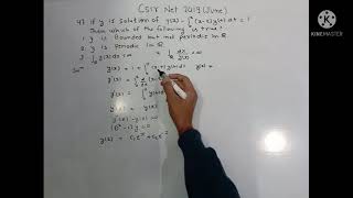 CSIR NET MATHEMATICS  JUNE 2019INTEGRAL EQUATION QUESTION NO 47PART B SOLUTION [upl. by Giarc]