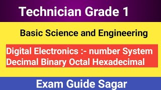 Digital Electronics Number System Decimal binary octal hexadecimal  decimal to binary [upl. by Gentille269]