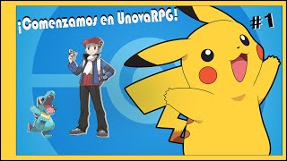 ¡Jugando UnovaRPG Ex Pokémon Índigo Tutorial y primeros pasos [upl. by Naehs]