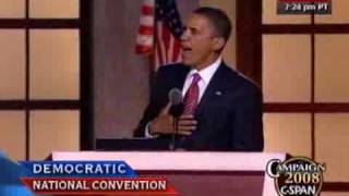 CSPAN Sen Barack Obamas Full Speech to the DNC [upl. by Faxan794]