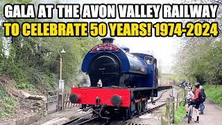 🚂 AVON VALLEY AT 50 🎈STEAM GALA celebrates 50 YEARS since the first train in preservation on the AVR [upl. by Ynoffit414]