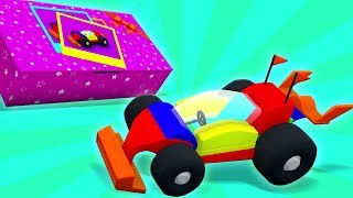 Mașină sport  copii autoturisme  Sports Cars Unboxing  Kids Tv Romanian  Cântece pentru copii [upl. by Licko]